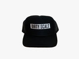 Dirty Scale Black/White Trucker Hat