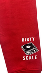 Dirty Scale Red/White Hoodie