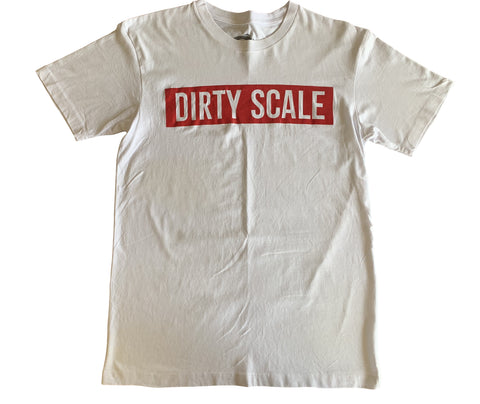 White/Red Dirty Scale T-Shirt