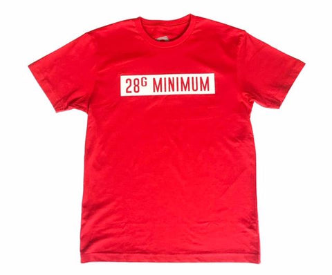 Red 28G Minimum T-shirt