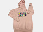 Pink Chenille Patch Hoodie